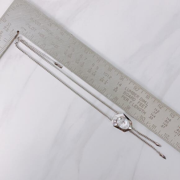 Atelier Swarovski Jean Paul Gaultier Crystal Pendant Necklace Silver Tone Modern - Picture 14 of 15